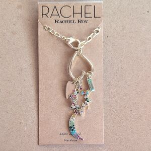 RACHEL Rachel Roy Gold Starburst Pendant Necklace